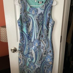 Tommy Hilfiger Paisley Sleeveless Dress